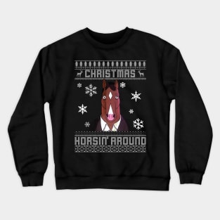 Horsin' Around Bojack Christmas Speacial Crewneck Sweatshirt